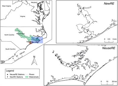 Decadal-Scale Acidification Trends in Adjacent North Carolina Estuaries: Competing Role of Anthropogenic CO2 and Riverine Alkalinity Loads